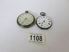 2 old pocket watches,