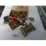 A quantity of military badges,