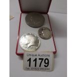 A USA Bicentenial Liberty silver proof set,