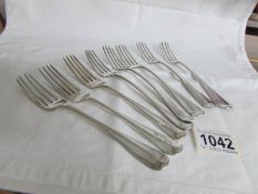 4 silver forks< London 1859 H.H., and 2 silver forks, London 1877 H.H.