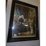 A framed and glazed Victorian print