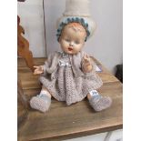 A vintage doll