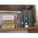 A quantity of books including 1891 Microscope Revelations and Practical Zoo-ology,