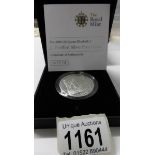 A 2008 Queen Elizabeth II £5 piedfort proof silver coin