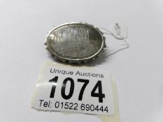 An unusual silver 'Lincoln Cathedral' brooch