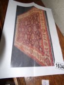 A large patterned rug