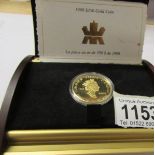A 998 Canadian $350 gold coin