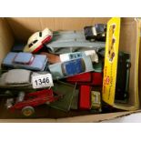 A quantity of un boxed Dinky and Corgi models