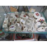 A mixed lot of crested china including Goss