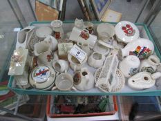 A mixed lot of crested china including Goss