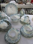 Approximately 35 pieces of vintage tea ware