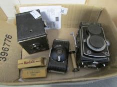 3 vintage camera's