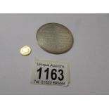 Cased USA gold and silver standard coins 1896