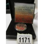 'The Battle of the Somme' £5 proof coin