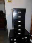 A good 6 drawer metal office chest