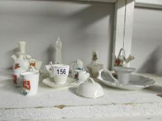 A quantity of crested and commemorative china