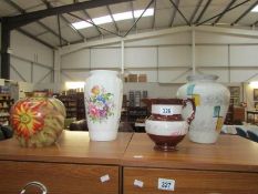 3 vases and a jug