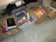 4 boxes of books