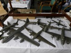 A quantity of model aeroplanes,