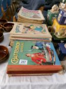 A quantity of children's annuals and comics