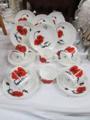 16 pieces of Wedgwood Susie Cooper design tea ware