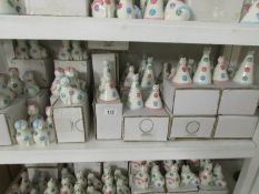 A shelf of 'Spotty Dotty Cat' salt and pepper pots