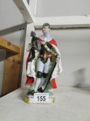 A hand painted figure of a knight
