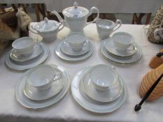 An 18 piece Japanese porcelain tea set