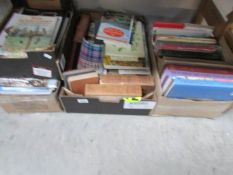 4 boxes of books including LNER steam,