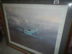 A framed and glazed signed Gerald Coulson limited edition print entitled 'Birth of a Legend',