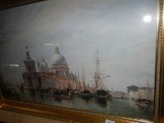 A good framed and glazed print of Venice,