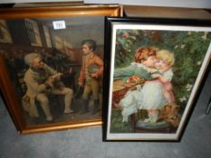 2 framed and glaze Pear's prints