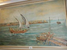 An oil on board nautical scene signed K Orrayed, '67,