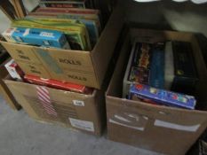 3 boxes of jigsaw puzzles