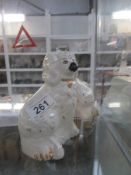 A pair of Doulton Staffordshire style dogs