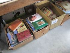 4 boxes of books