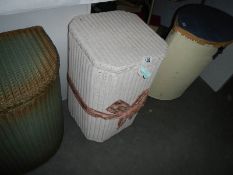2 old linen boxes