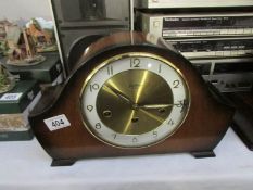 A Bentina 8 day Westminster chime mantel clock with key