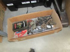A box of miscellaneous including tools