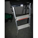 An aluminium step ladder