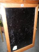 A pine display cabinet