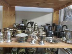 Quantity of silver plated items inc.