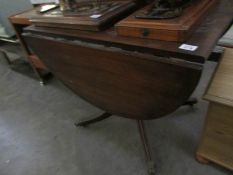 A drop leaf table