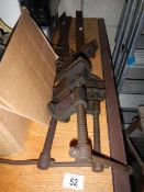 3 old sash clamps