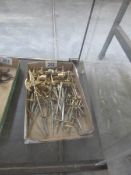 A large quantity of sword styled tooth picks/skewers/letter openers