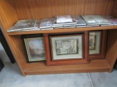 3 framed and glazed 3d pictures and a quantity of fairy prints