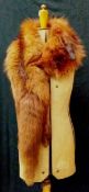 2 vintage fox fur stoles