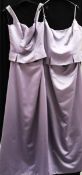 2 lilac bodices and matching skirts with back vents,