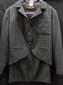 A Dior worsted wool vintage grey two piece suit, approx.