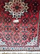 A vintage Hussain Abad rug,